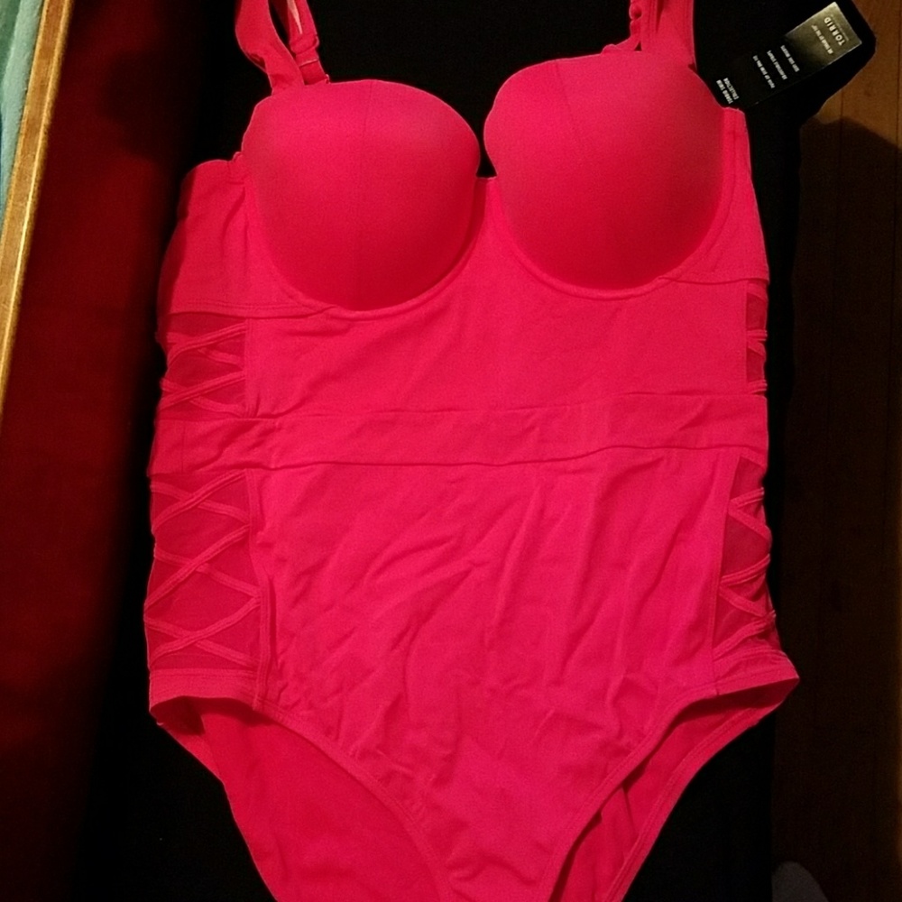 Torried hot pink one piece